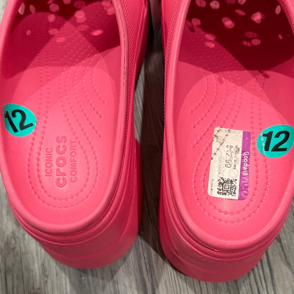 CROCS Siren Heels - Bright Pink - Picture 8 of 8